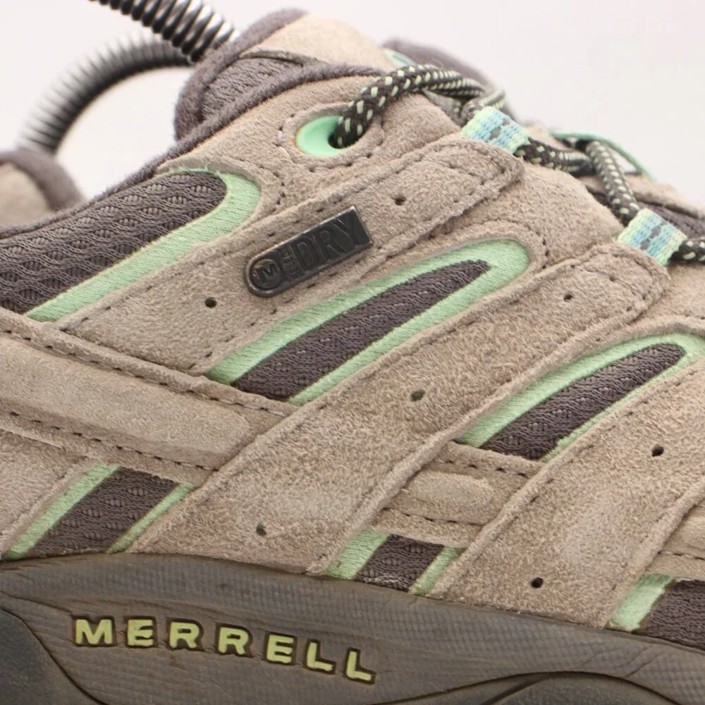 Merrell Moab 2 Women's Size US 8.5 Hiking Shoes Drizzle/Mint J06028 Waterproof_10
